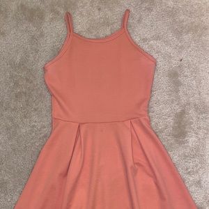 Peach Skater Dress